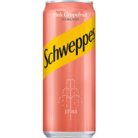 Schweppes Κουτί Σόδα Pink Grapefruit με Ανθρακικό 330ml