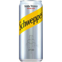 Schweppes Κουτί Σόδα με Ανθρακικό 330ml