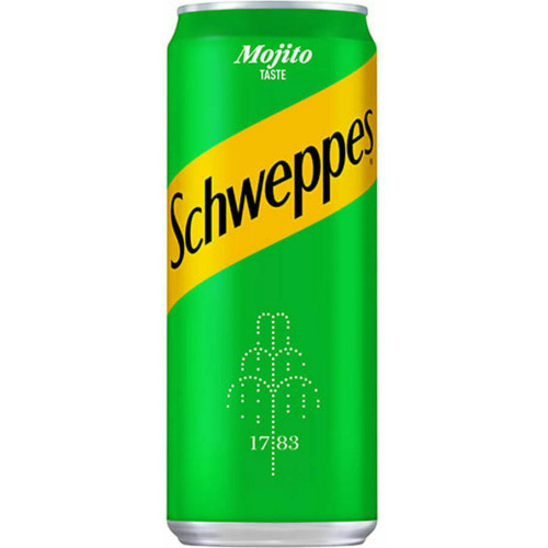 Schweppes Mojito Κουτί Σόδα με Ανθρακικό 330ml